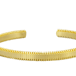 Gold Mesh Cuff Bangle - Pure Apotheca