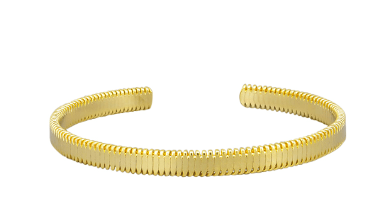 Gold Mesh Cuff Bangle - Pure Apotheca