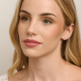 Gold Mini Crystal Oval Earring - Pure Apotheca