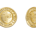 Gold Noble Coin Earring - Pure Apotheca