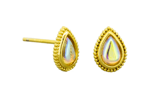Gold Opal Teardrop Earring - Pure Apotheca