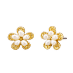 Gold & Pearl Florencia Earring - Pure Apotheca