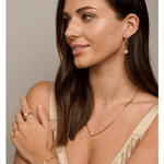 Gold Pearl Hoop Earring - Pure Apotheca