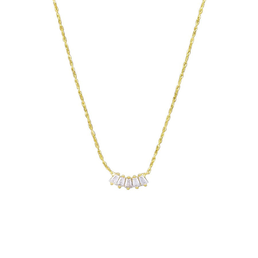 Gold Petite Crystal Necklace - Pure Apotheca