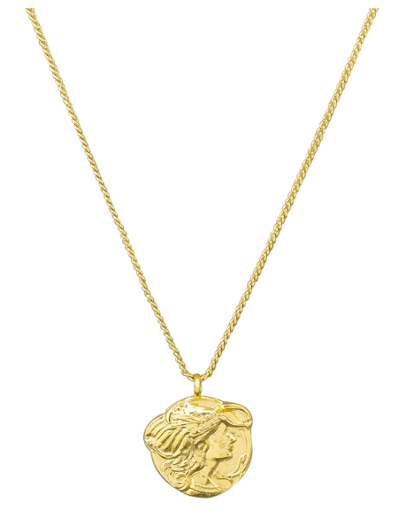 Gold Pressed Coin Necklace - Pure Apotheca