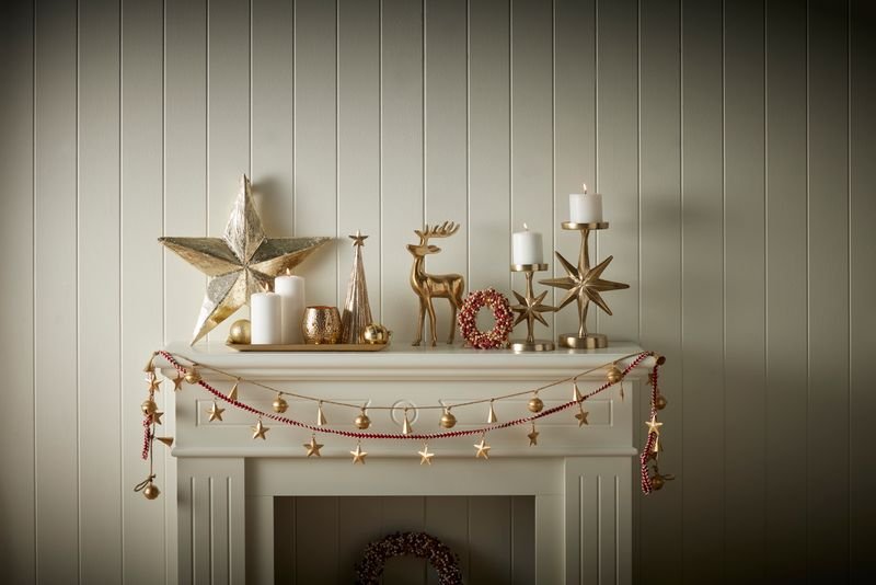Gold Reindeer Sculpture Large - Pure Apotheca
