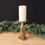 Gold Santa Candle Holder - Pure Apotheca