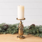 Gold Santa Candle Holder - Pure Apotheca