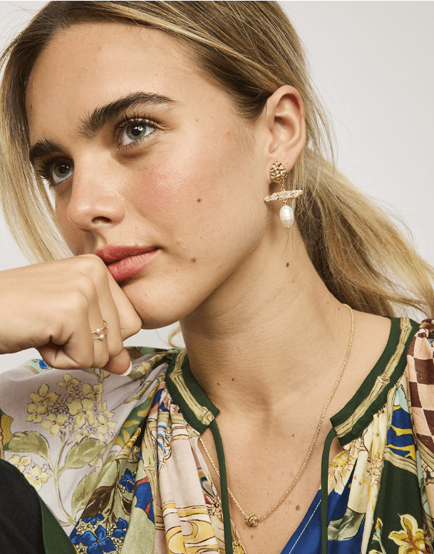 Gold Serena Earrings - Pure Apotheca