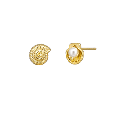 Gold Shelley Studs - Pure Apotheca