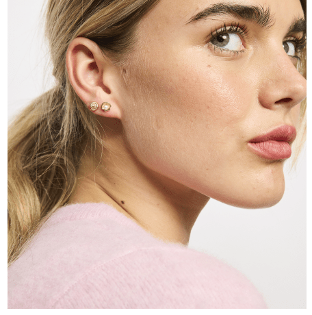 Gold Shelley Studs - Pure Apotheca