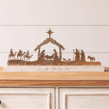 Gold Shimmer Nativity Silhouette - Pure Apotheca