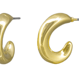 Gold Silvie Hoops - Pure Apotheca