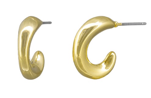 Gold Silvie Hoops - Pure Apotheca
