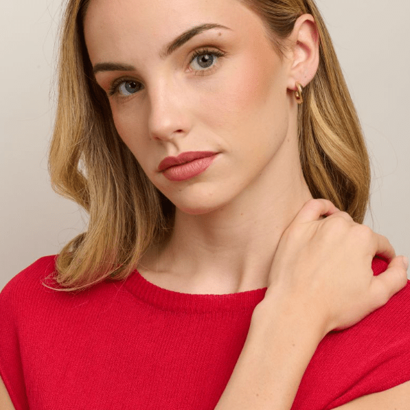 Gold Silvie Hoops - Pure Apotheca