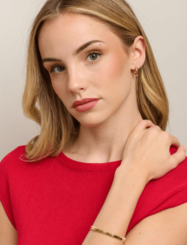 Gold Silvie Hoops - Pure Apotheca