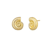Gold Sundial Shell Earring - Pure Apotheca
