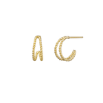 Gold Talia Hoops - Pure Apotheca