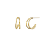 Gold Talia Hoops - Pure Apotheca