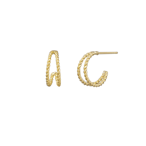 Gold Talia Hoops - Pure Apotheca
