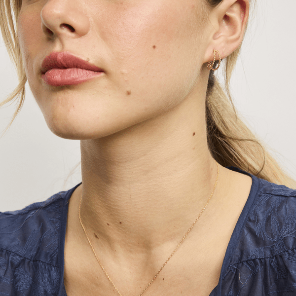 Gold Talia Hoops - Pure Apotheca