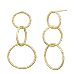 Gold Triple Hula Earring - Pure Apotheca