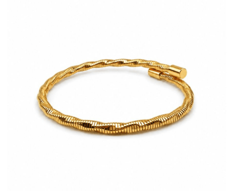 Gold Twisted Wrap Bracelet - Pure Apotheca