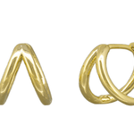 Gold Viola Huggie - Pure Apotheca