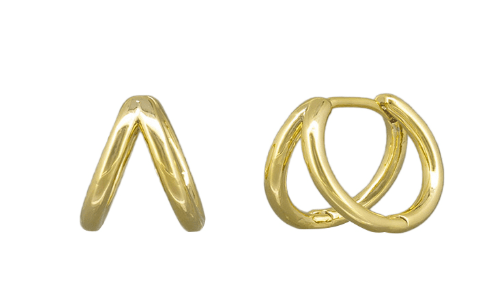 Gold Viola Huggie - Pure Apotheca