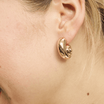 Gold Volute Shell Earring - Pure Apotheca