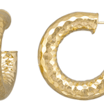Gold Zoe Hoops - Pure Apotheca