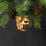 Golden Christmas Squirrel Ornament - Pure Apotheca