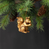 Golden Christmas Squirrel Ornament - Pure Apotheca