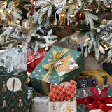 Golden Holly (Gold Foil) Gift Wrap Roll 3m - Pure Apotheca