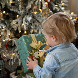 Golden Holly (Gold Foil) Gift Wrap Roll 3m - Pure Apotheca