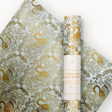 Golden Swans Foil Wrapping Paper Roll 3m - Pure Apotheca