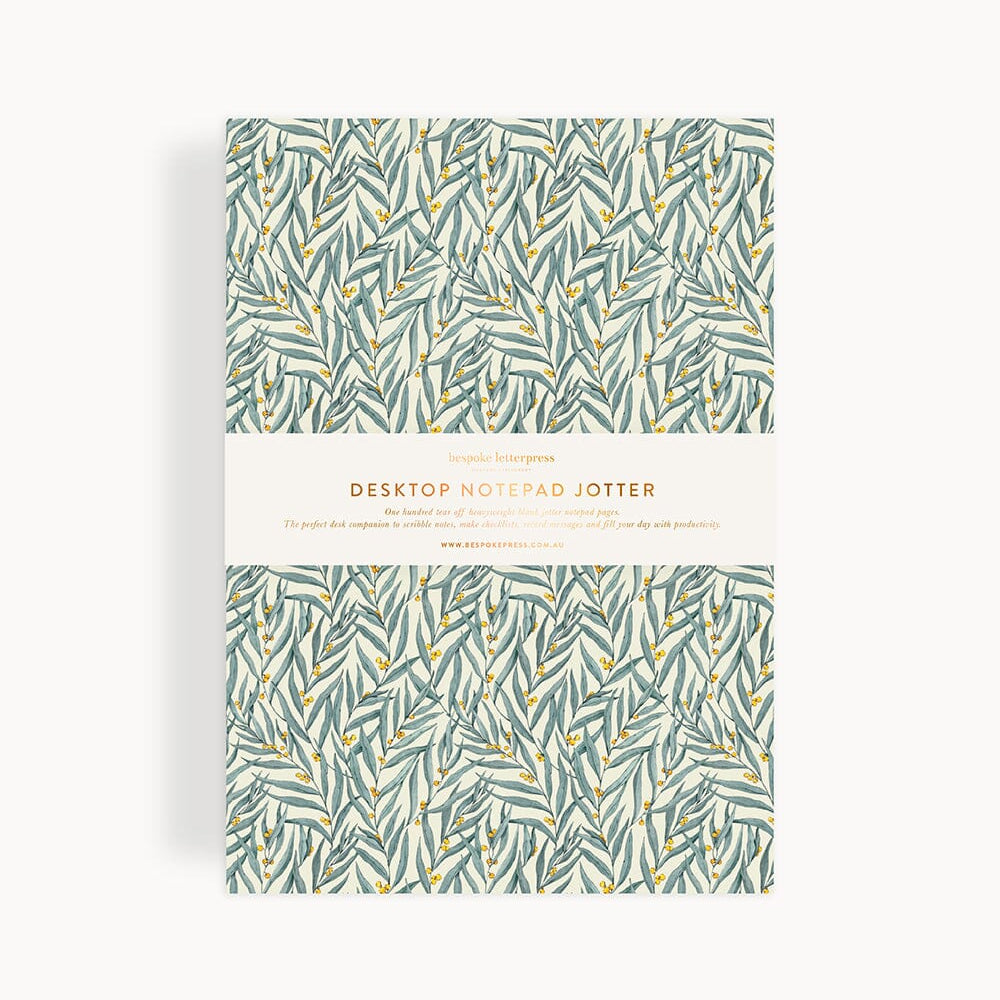 Golden Wattle Notepad Desktop Jotter - Pure Apotheca