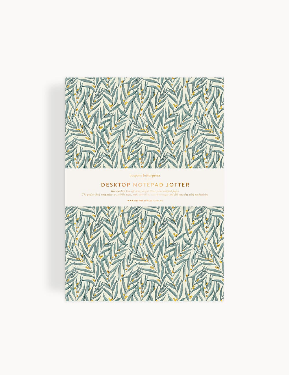 Golden Wattle Notepad Desktop Jotter - Pure Apotheca