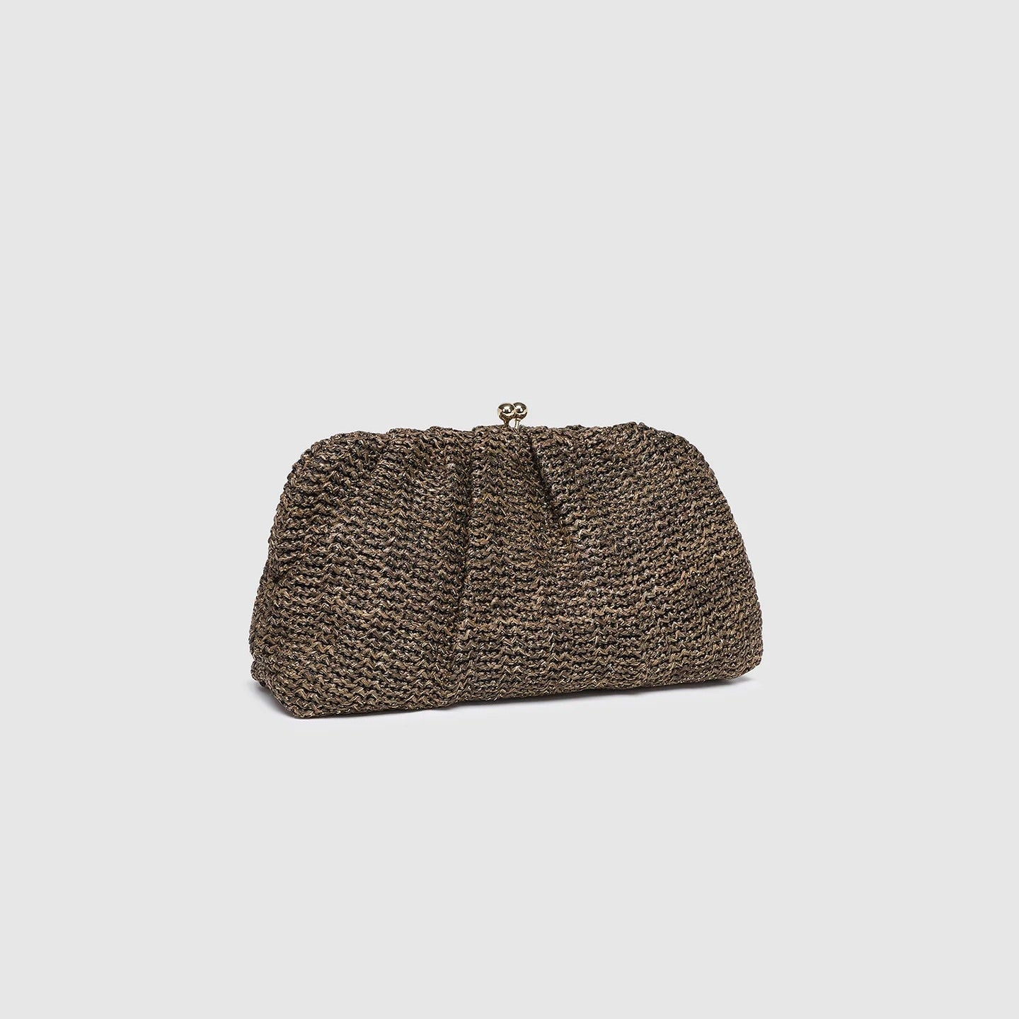 Goldie Clutch Chocolate Knit - Pure Apotheca