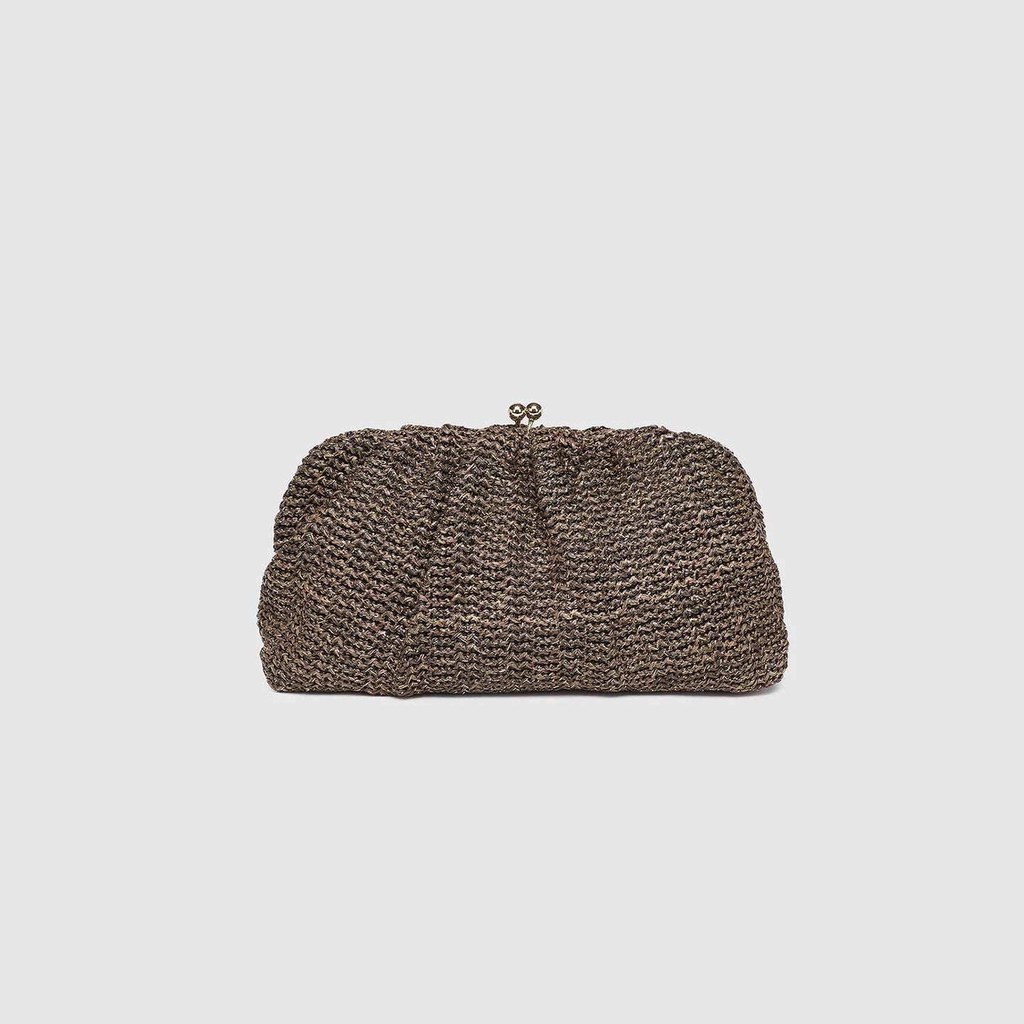 Goldie Clutch Chocolate Knit - Pure Apotheca