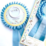 Good Egg Member Easter Rosette Badge Blue - Pure Apotheca