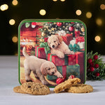 Grandma Wild's Puppies & Presents Shortbread Tin 200g - Pure Apotheca
