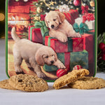 Grandma Wild's Puppies & Presents Shortbread Tin 200g - Pure Apotheca