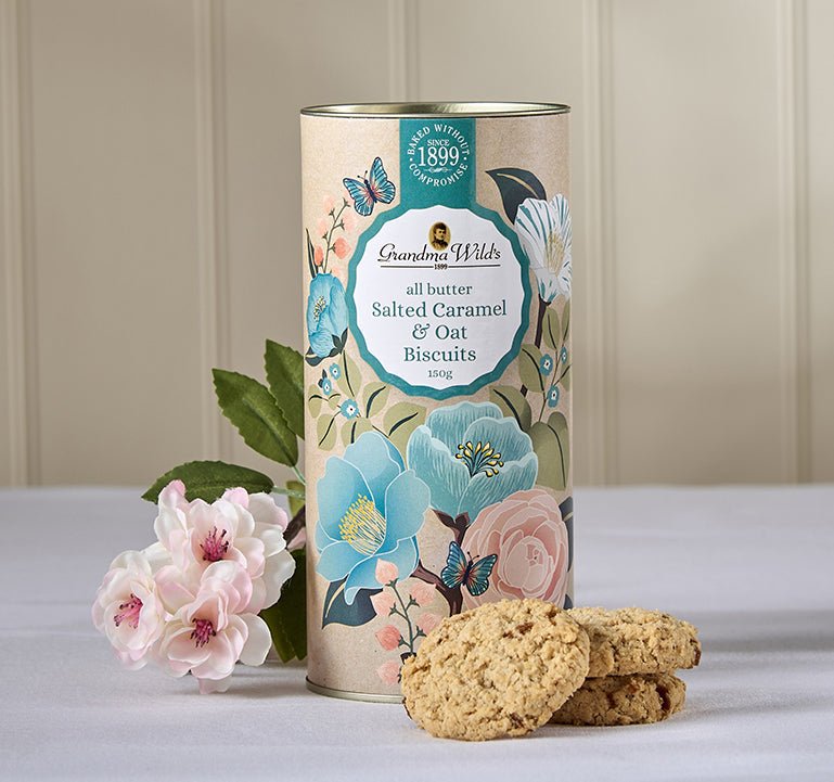 Grandma Wilds Salted Caramel & Oats Biscuits 150g - Pure Apotheca