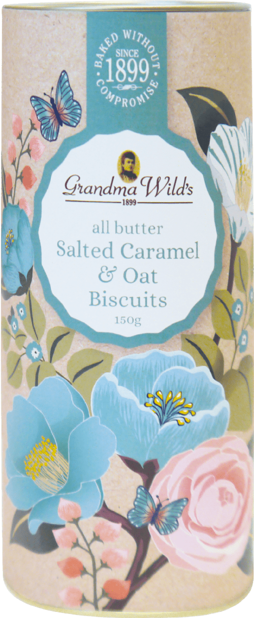 Grandma Wilds Salted Caramel & Oats Biscuits 150g - Pure Apotheca