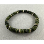 Green Agate Gold Disc Bracelet - Pure Apotheca