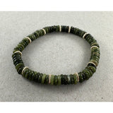 Green Agate Gold Disc Bracelet - Pure Apotheca