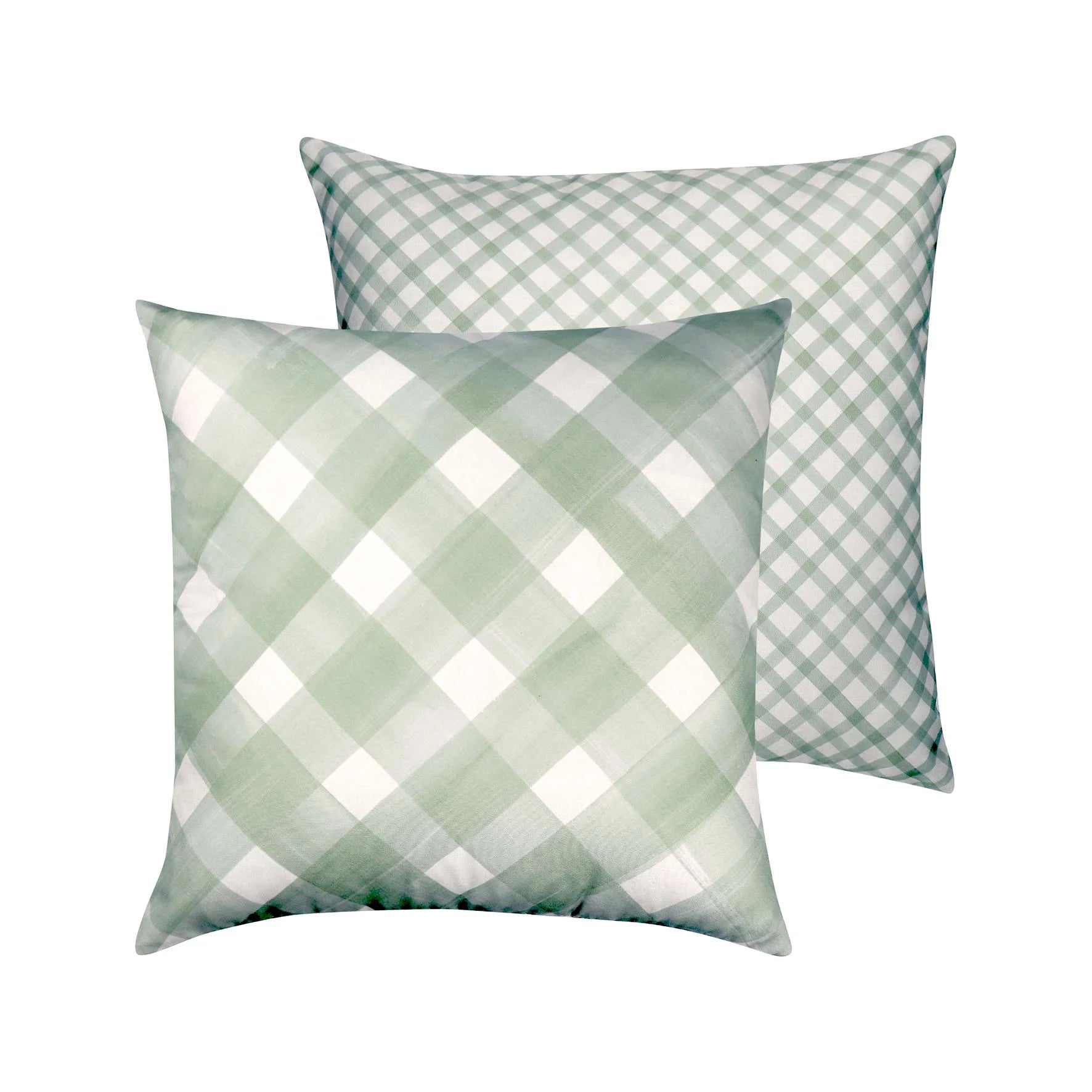 Green Check Outdoor Cushion - Pure Apotheca