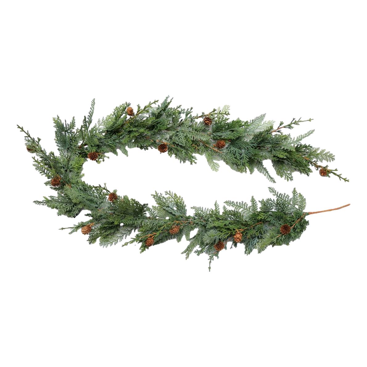 GREEN FOLIAGE GARLAND 180CM - Pure Apotheca