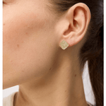 Green Jelly Square Studs - Pure Apotheca